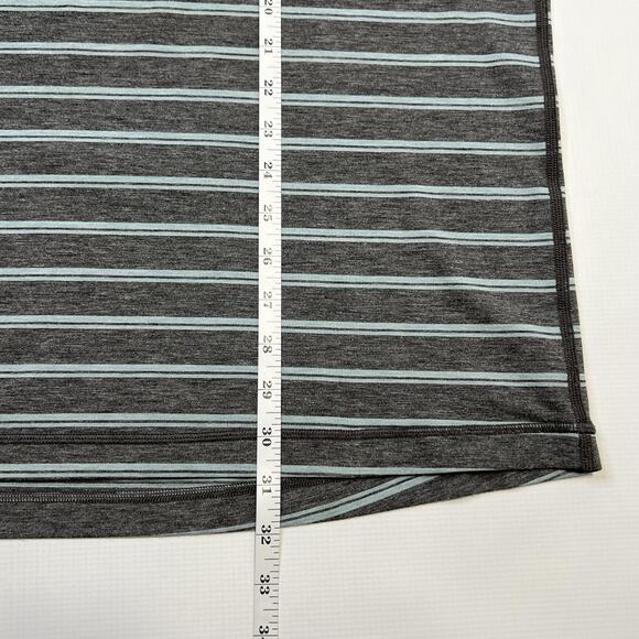 Lululemon Polo Shirt Mens XL Striped Athletic Golf Lightweight Performance Top - Picture 8 of 10